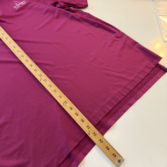 Peter Millar x Grayhawk GC Solid Maroon Performance Golf Polo Mens XL Stretch - Picture 7 of 8